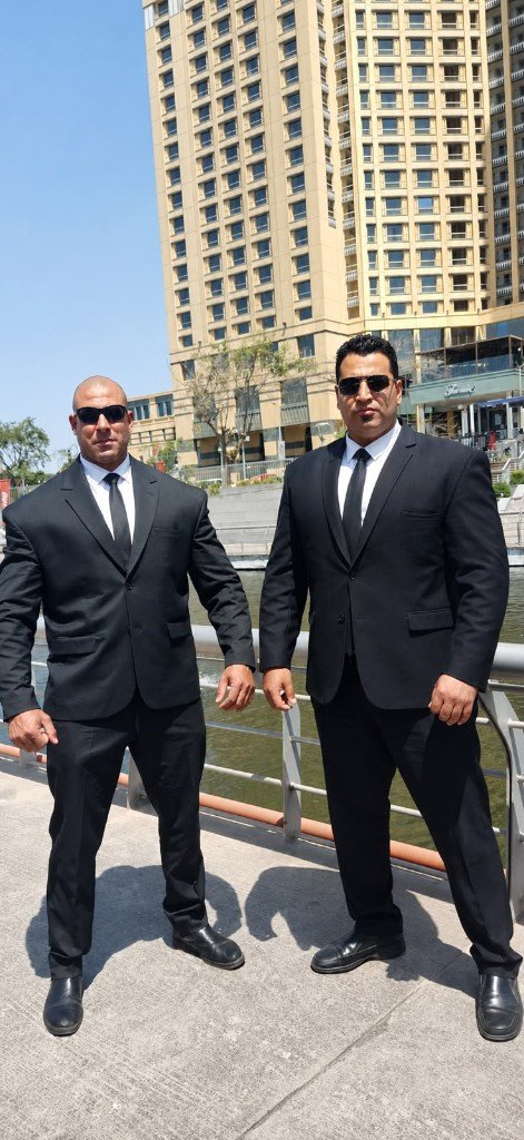 Golden Guard security team at Fairmont luxury hotel Egypt